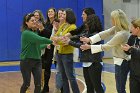 WBBall Final Four tribute  Wheaton College honored the 25th anniversary of the 1994-95 women’s basketball team that went to the NCAA final four during halftime ceremony of Wheaton’s game against Mount Holyoke College Saturday, January 18, 2020. - Photo By: KEITH NORDSTROM : Wheaton, basketball, NCAA, Final Four, 25th anniversary